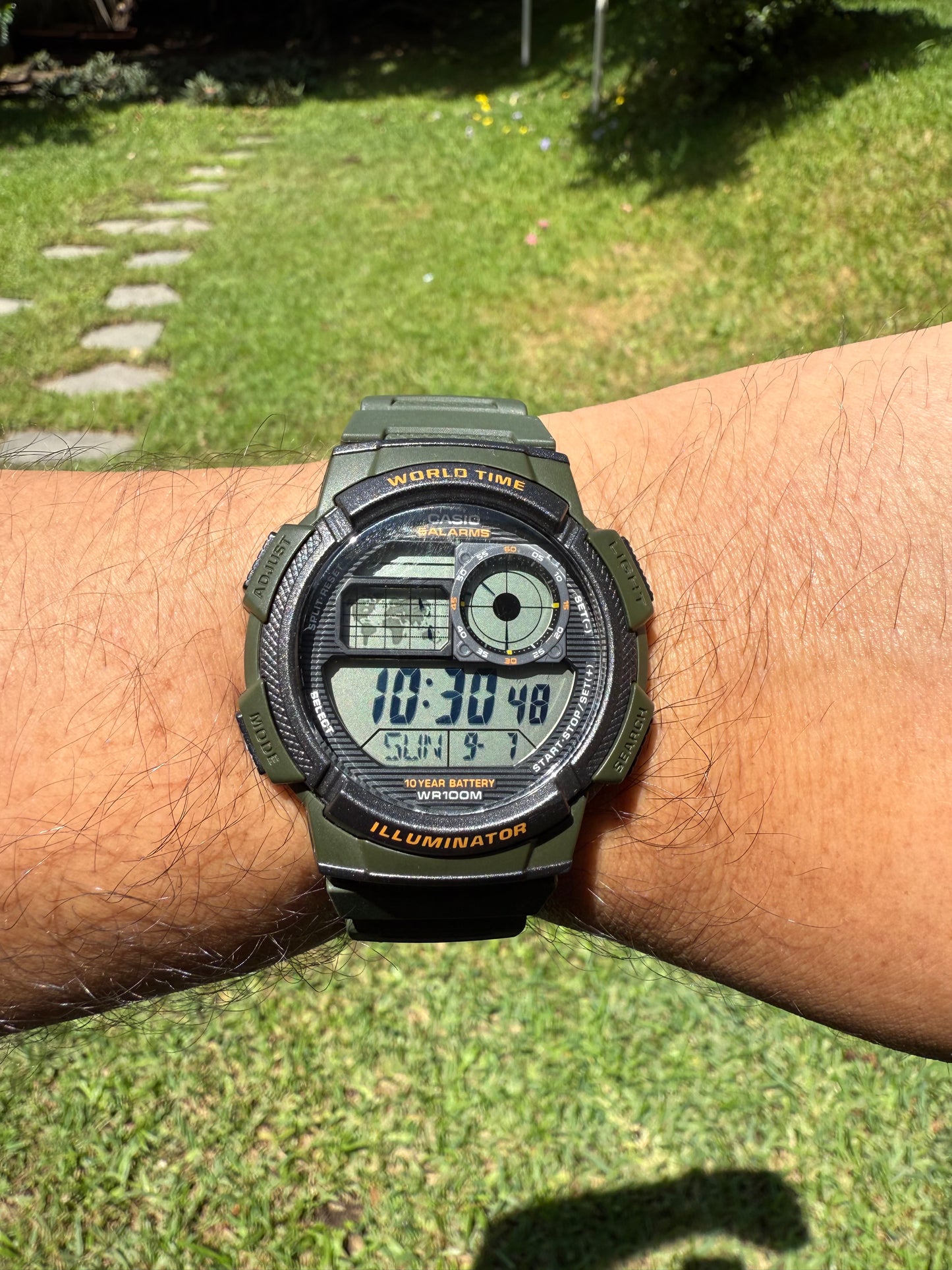 Casio World Time AE-1000W PRE OWNED