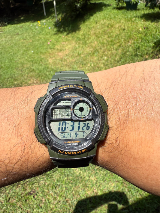 Casio World Time AE-1000W PRE OWNED